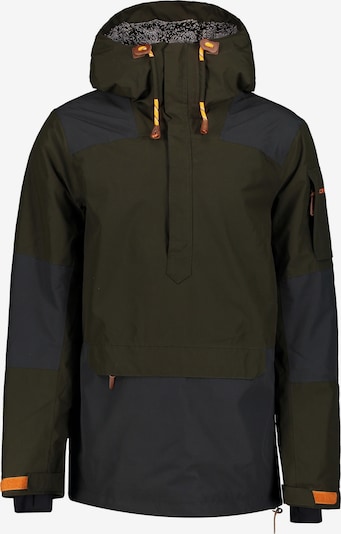 ICEPEAK Outdoorjas in de kleur Nachtblauw / Donkerbruin / Sinaasappel, Productweergave