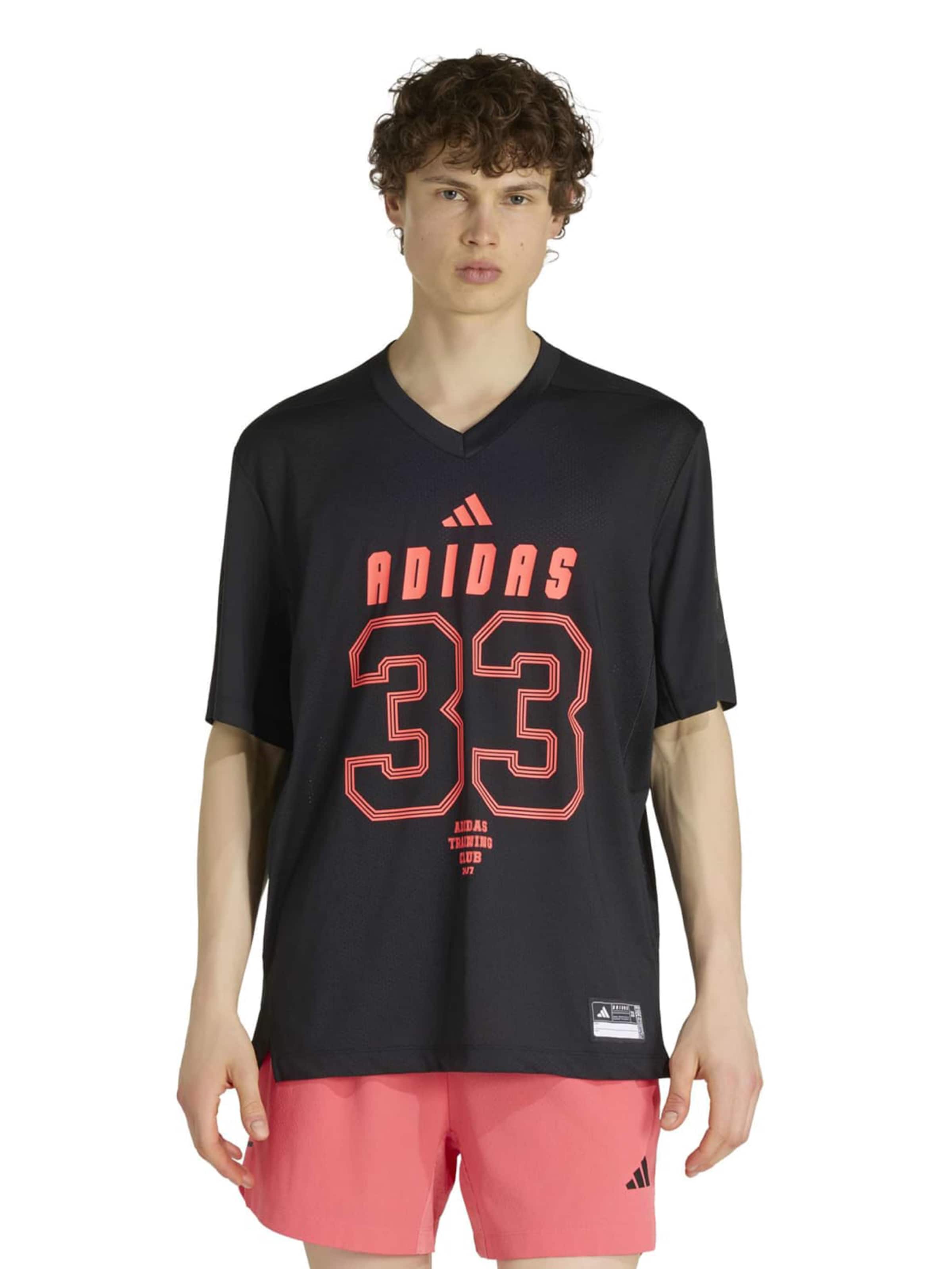 ADIDAS PERFORMANCE Funktionsskjorte 'US' i sort: forside