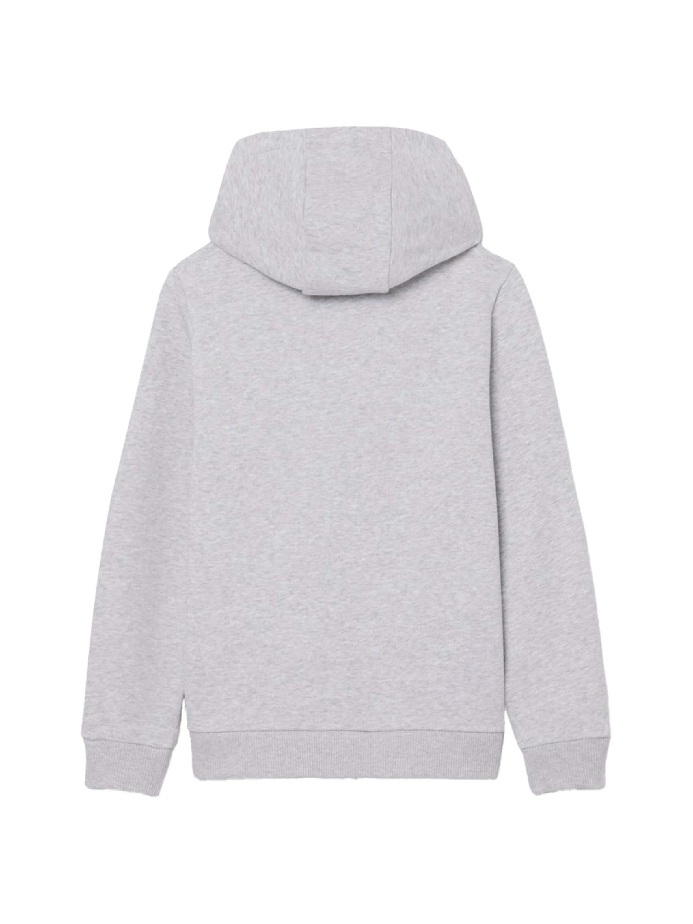 Veste de survêtement LACOSTE en gris : devant
