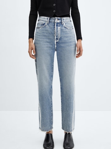 MANGO regular Jeans 'Nicola' i blå: forside