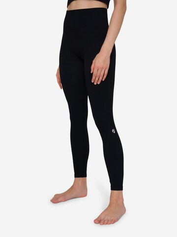 OCEANSAPART Skinny Sporthose 'Tara' in Schwarz