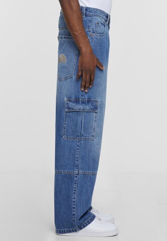 SOUTHPOLE Wide leg Cargo jeans in Blue