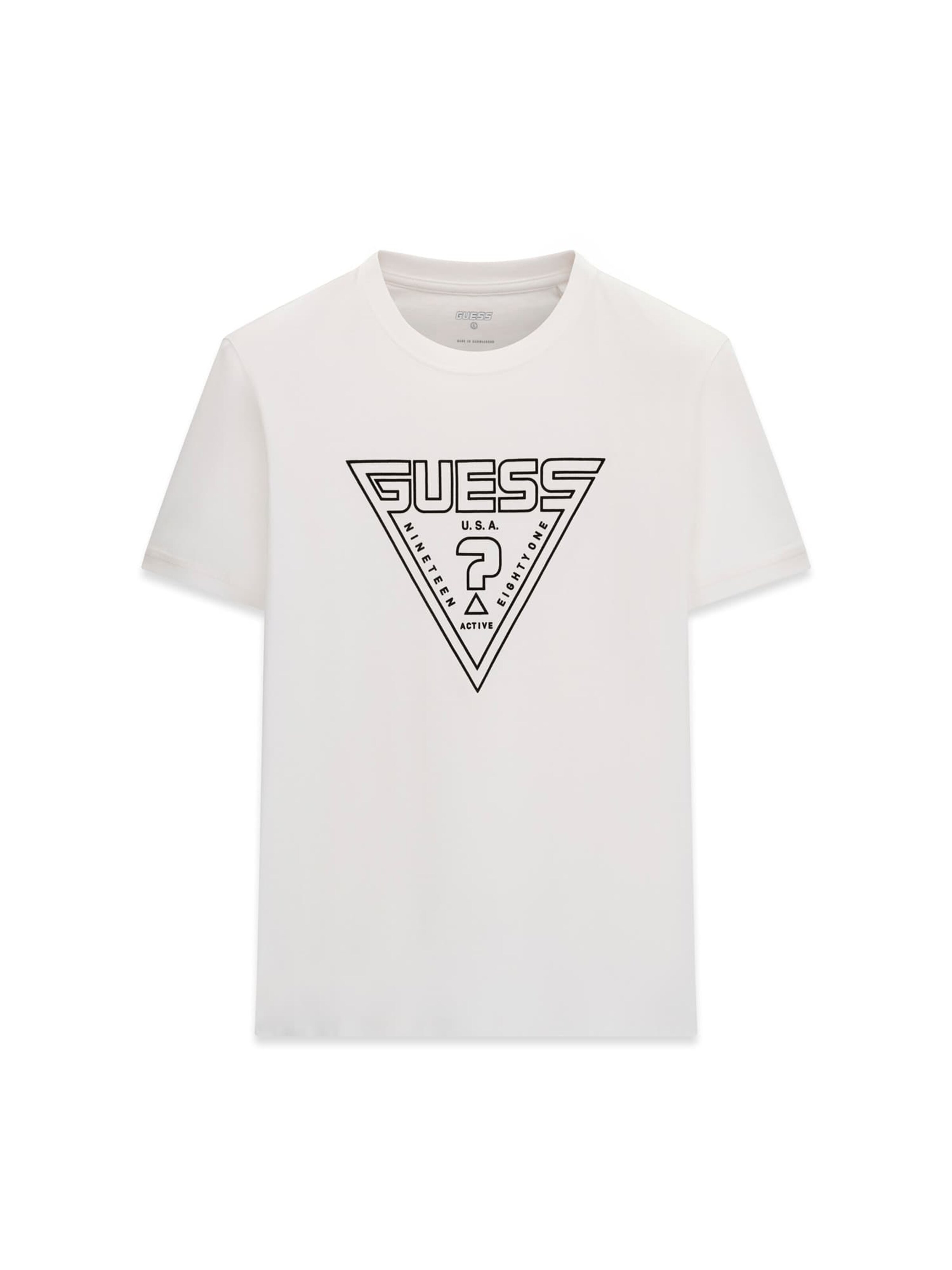 GUESS Performance Shirt 'MIKEN' in White: front