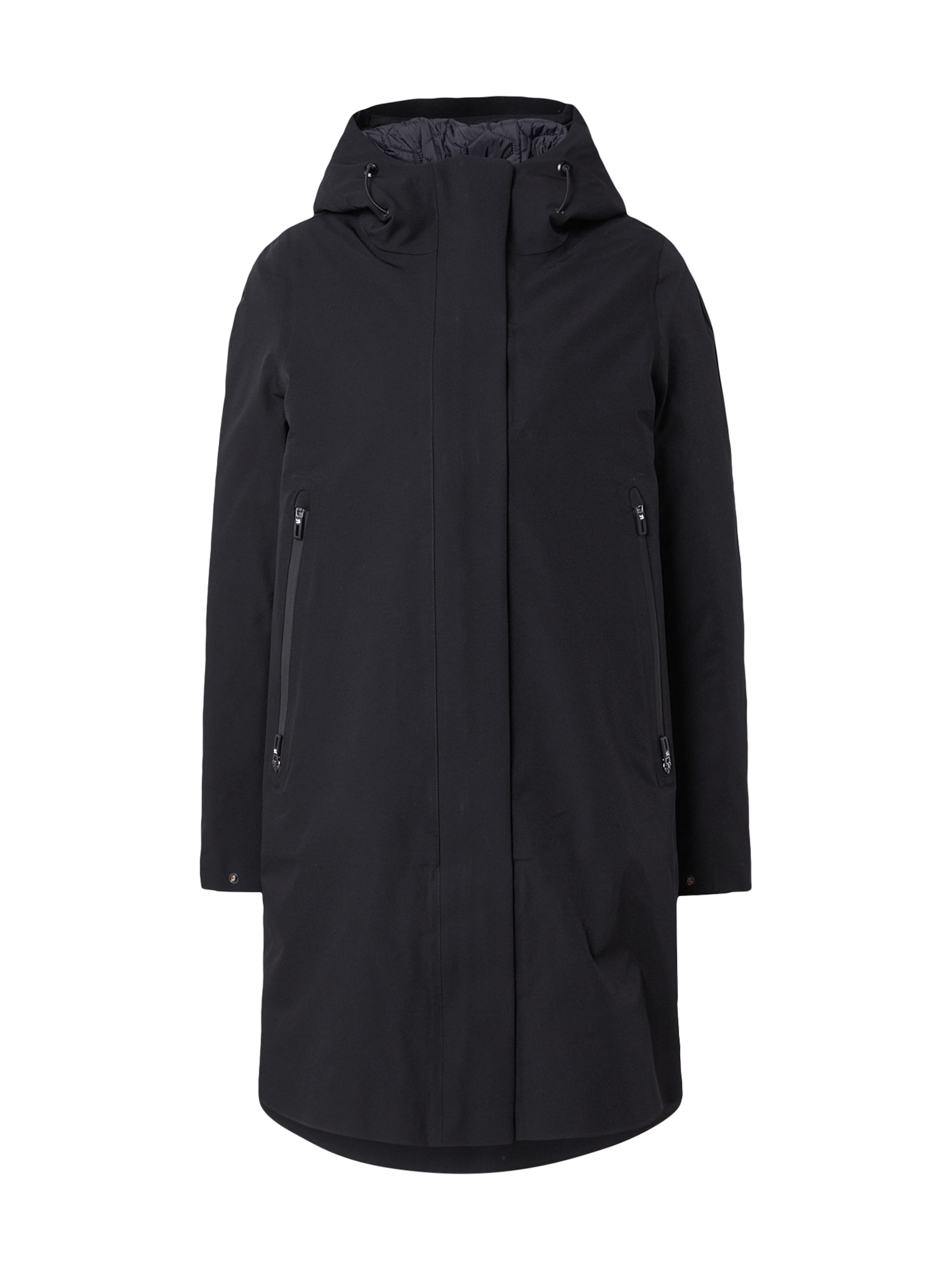 Krakatau Funkčná bunda 'PLANCK' - Čierna: predná strana