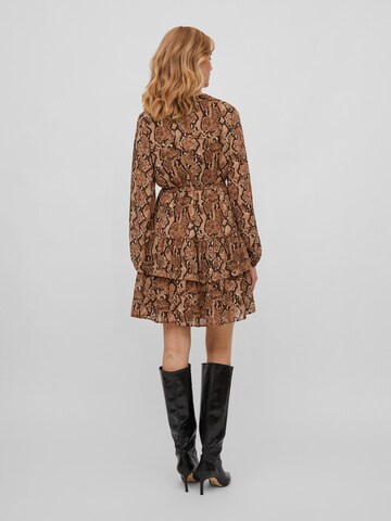 VILA Dress 'Adella' in Brown