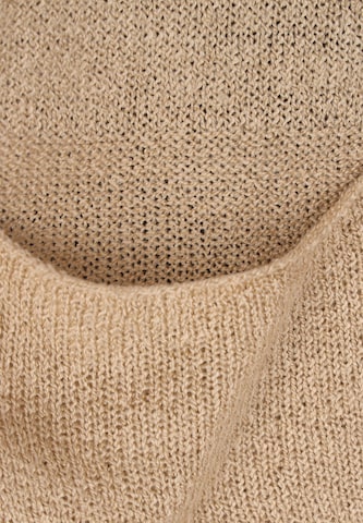 IDONY Knit cardigan 'Fashion Look' in Beige