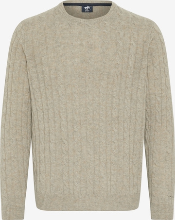 Polo Sylt Sweater in Beige: front