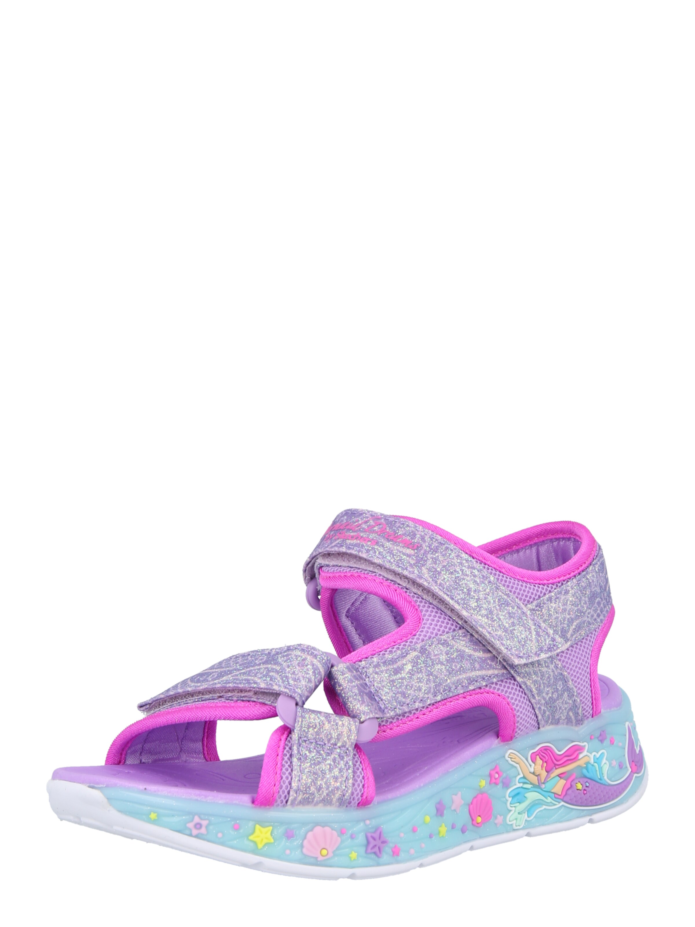 SKECHERS Sandaal 'MERMAID DREAMS', värv lilla: eest vaates