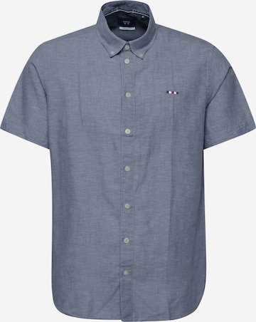 FQ1924 Slim fit Overhemd in Blauw: voorkant
