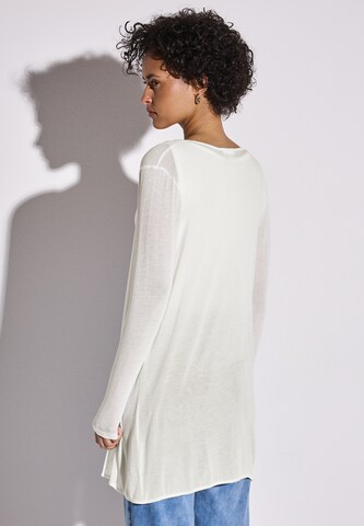 STREET ONE Knit Cardigan in White