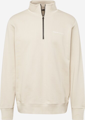 DENHAMSweater majica - bež boja: prednji dio
