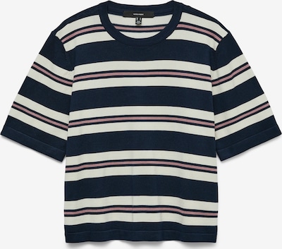 VERO MODA Pulover 'VMSilje' u morsko plava / roza / bijela, Pregled proizvoda