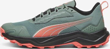 PUMA - Zapatillas de running 'Obstruct' en verde: frente