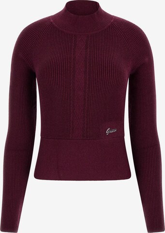 GUESS Sweater in Purple: front