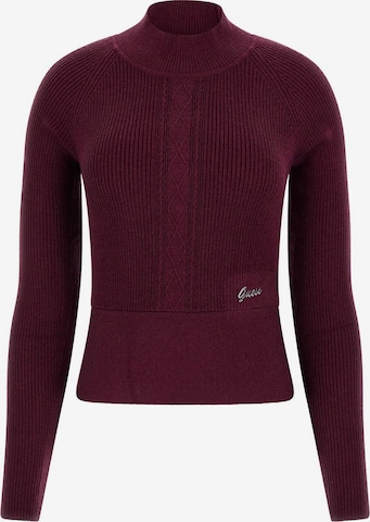 GUESS Sweater in Purple: front