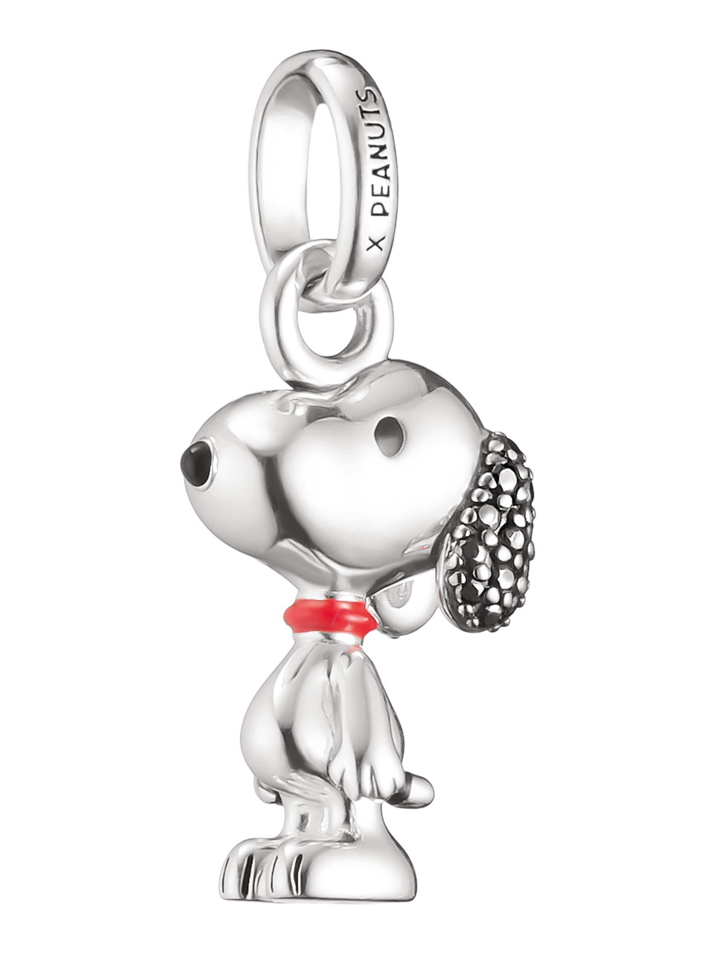 Thomas Sabo Anhänger 'Snoopy Pavé PEANUTS' in Silber: Vorderseite