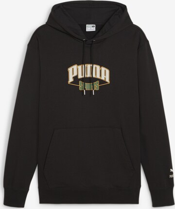 PUMA Athletic Sweatshirt in Black: front