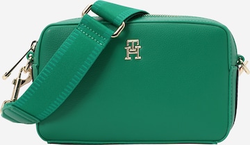 TOMMY HILFIGER Schoudertas 'Essential' in Groen: voorkant