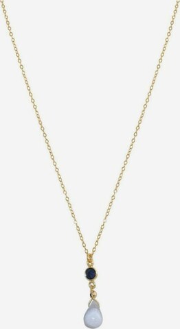 Gemshine Necklace in Gold: front