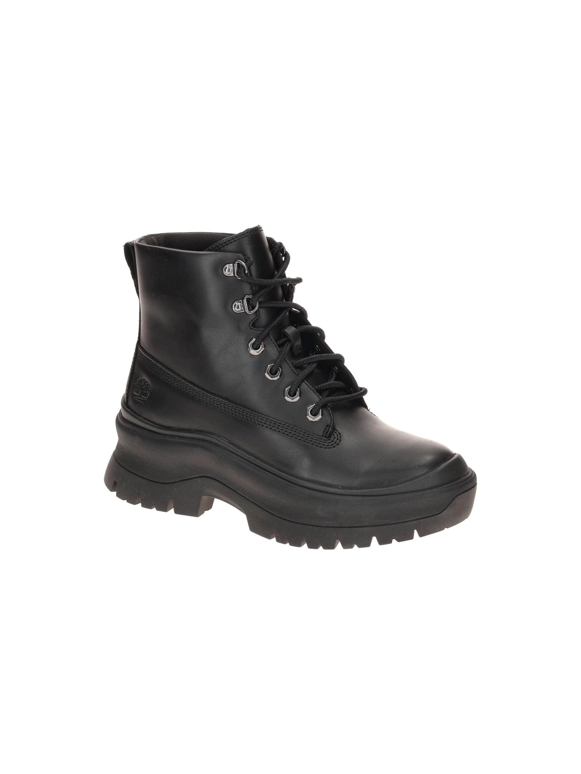 TIMBERLAND Schnürstiefelette 'Timberland Roxie Lane Stiefeletten Damen schwarz Mid Boots 0A295J'‌ in Schwarz: Vorderseite