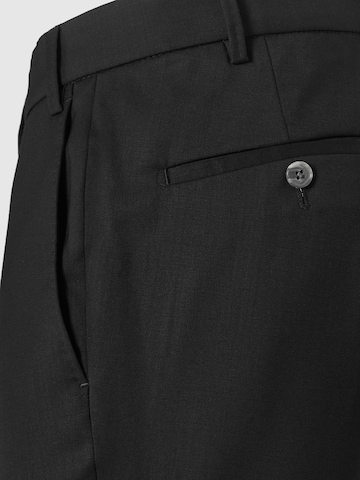 Hiltl Slim fit Pants 'Terni - B-DYnamic Wool' in Black