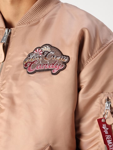ALPHA INDUSTRIES Overgangsjakke 'MA-1 Candy' i orange