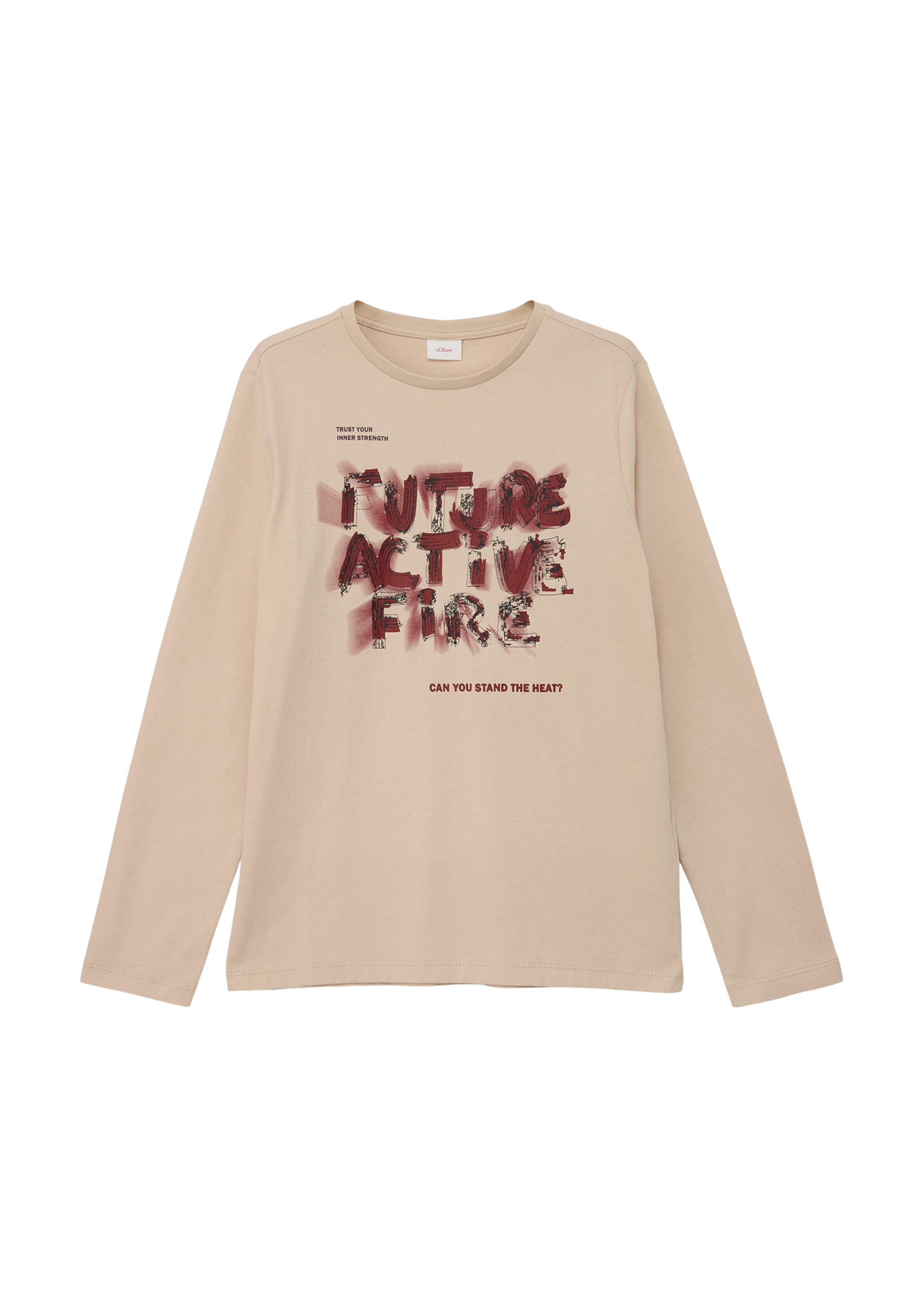 s.Oliver Shirt in Beige: Vorderseite