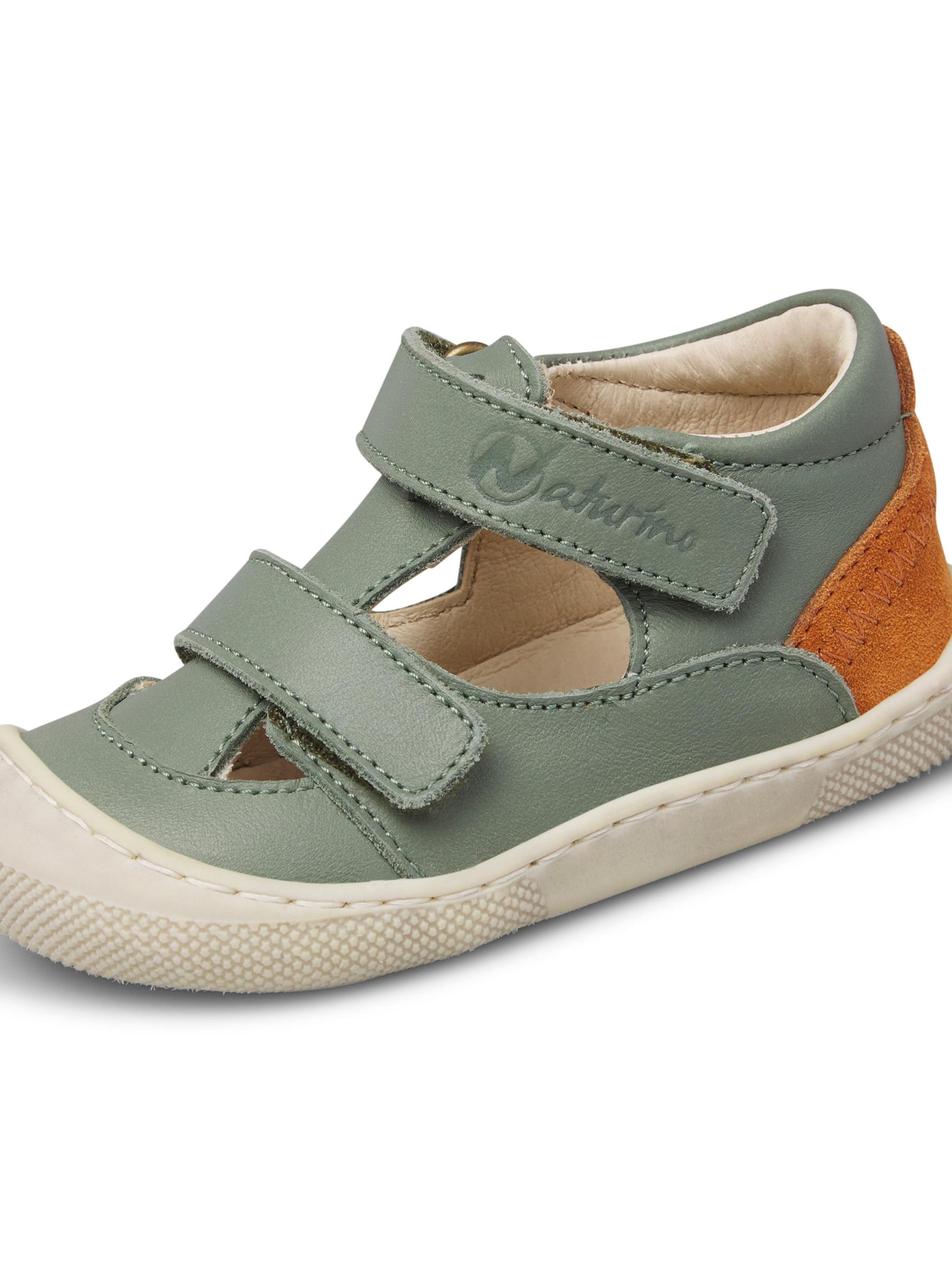 NATURINO Open schoenen 'IRTYS' in Groen: voorkant