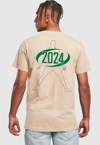 T-Shirt 'Portugoat' Mister Tee en beige