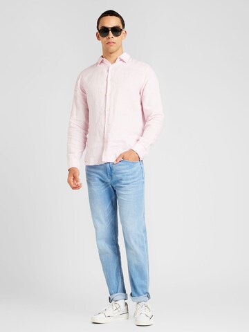 Springfield Regular Jeans 'RECONSIDER' in Blau