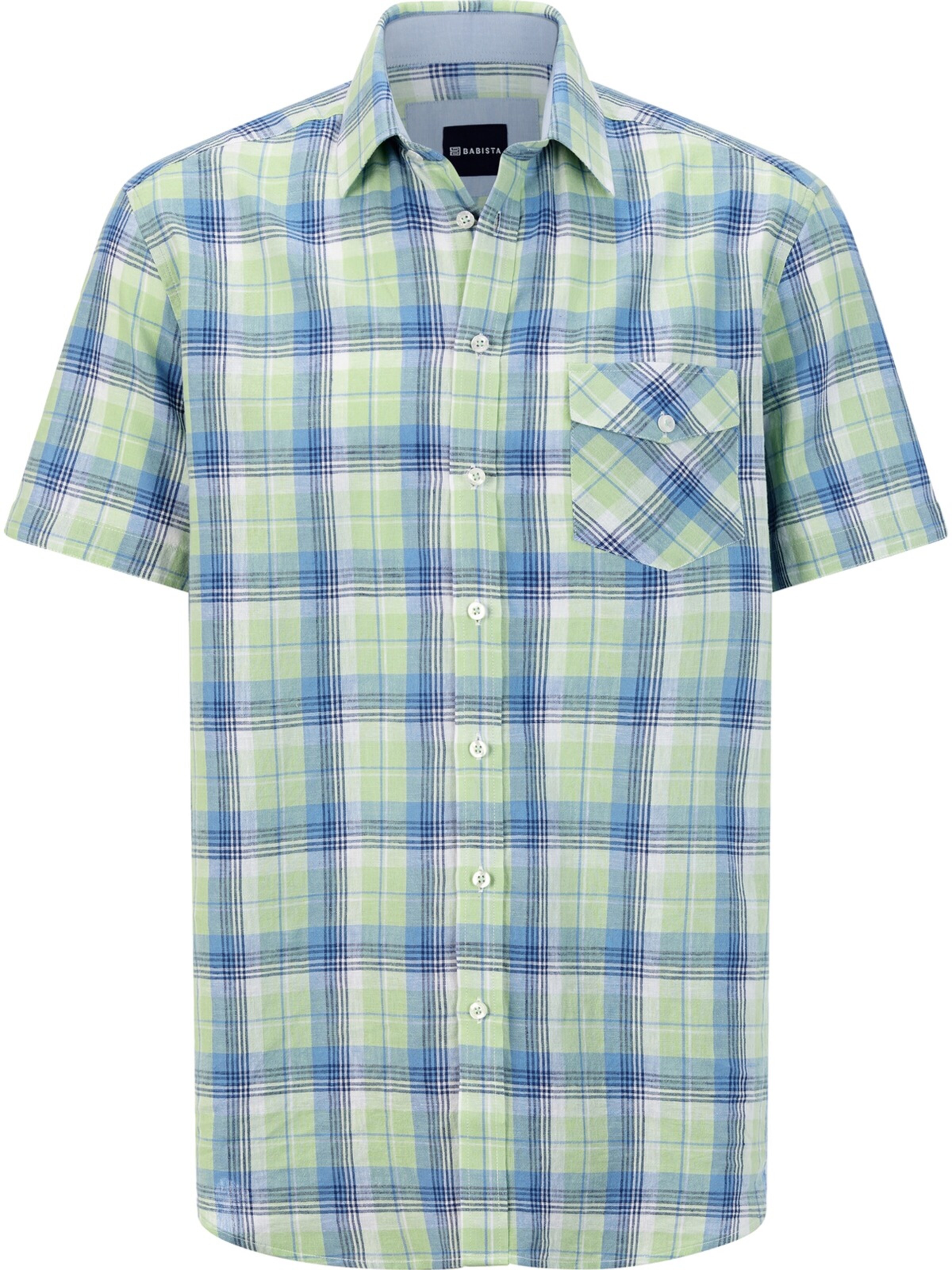 BABISTA Regular Fit Kurzarmhemd ' Kendril ' in Grün: Vorderseite