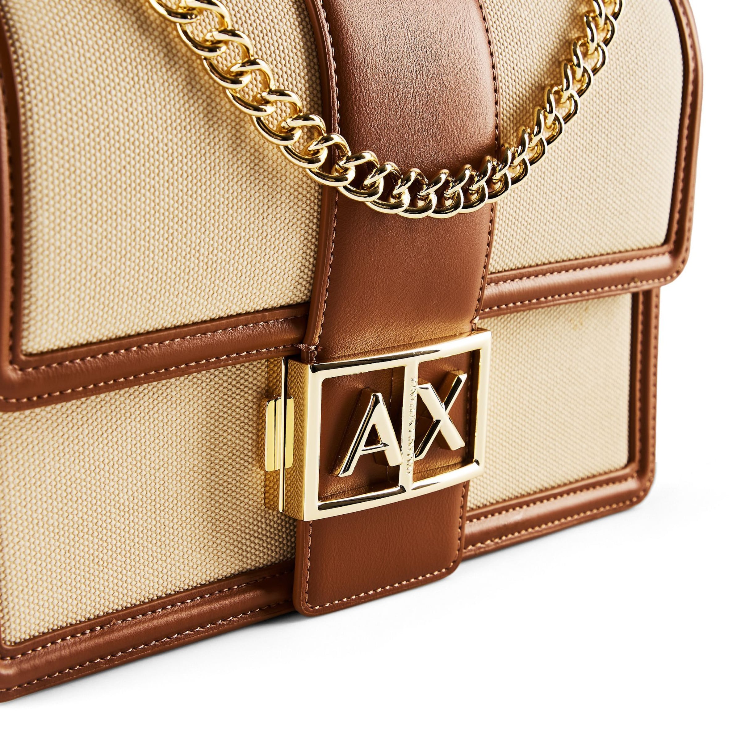 ARMANI EXCHANGE Schoudertas 'Wonder' in Beige