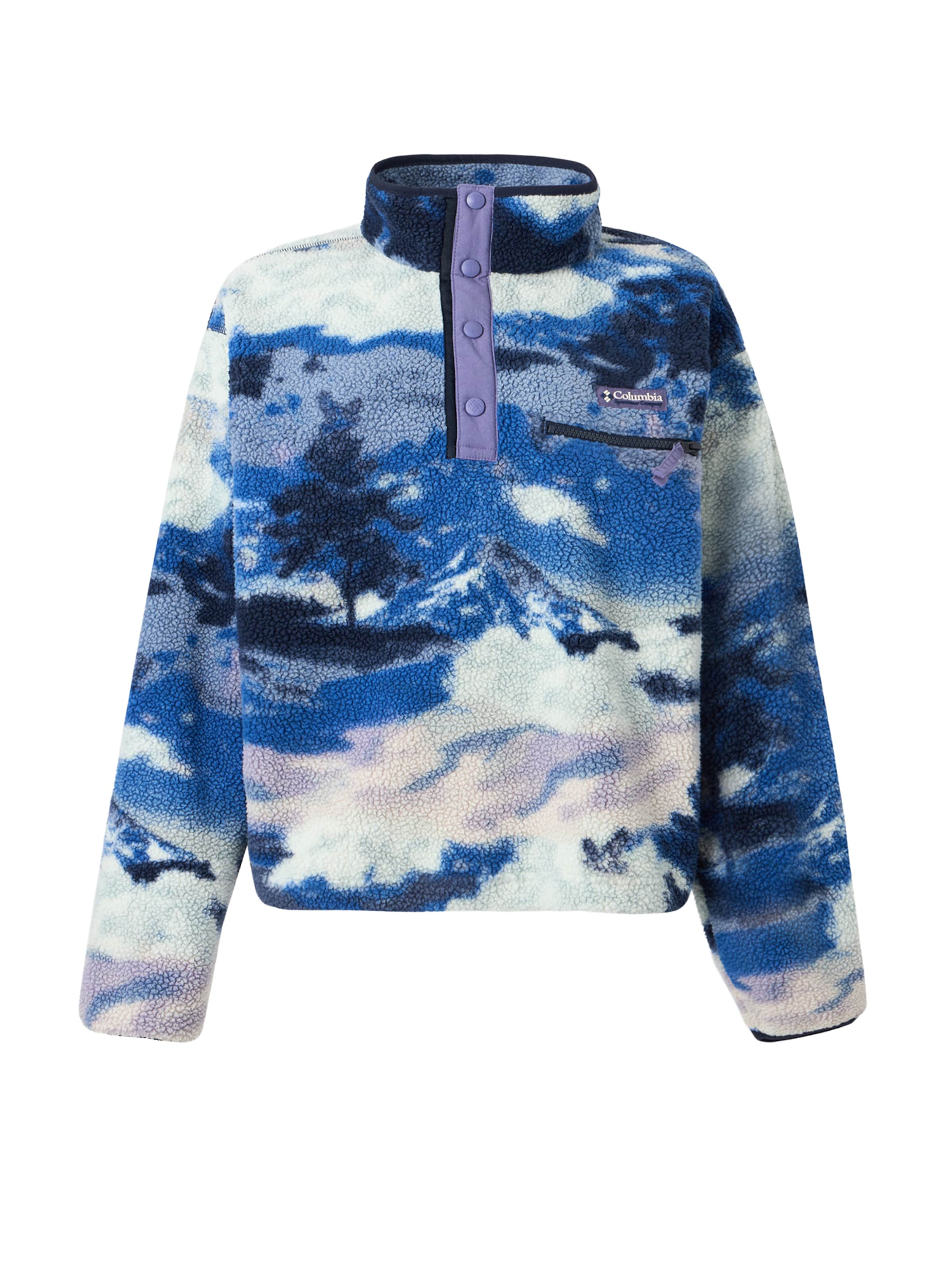 COLUMBIA Sweter sportowy 'Helvetia™ II' w kolorze niebieski: przód