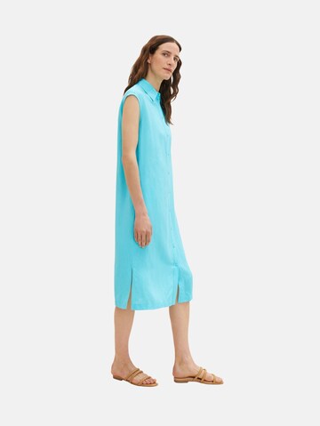 Robe-chemise TOM TAILOR en bleu