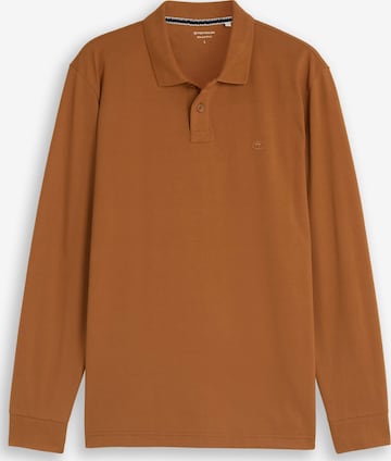 T-Shirt TOM TAILOR en marron : devant