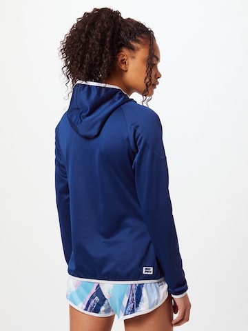BIDI BADU Athletic Zip-Up Hoodie 'Inga Tech Jacket' in Blue