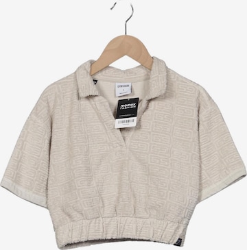 GYMSHARK Poloshirt S in Beige: Vorderseite