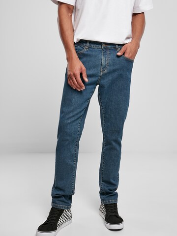 Urban Classics Skinny Jeans in Blauw