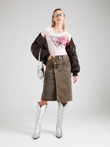 GUESS Shirts 'PEONY' i pink