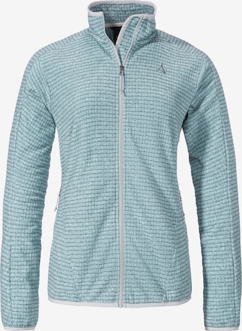 Schöffel Functionele fleece jas in Blauw: voorkant