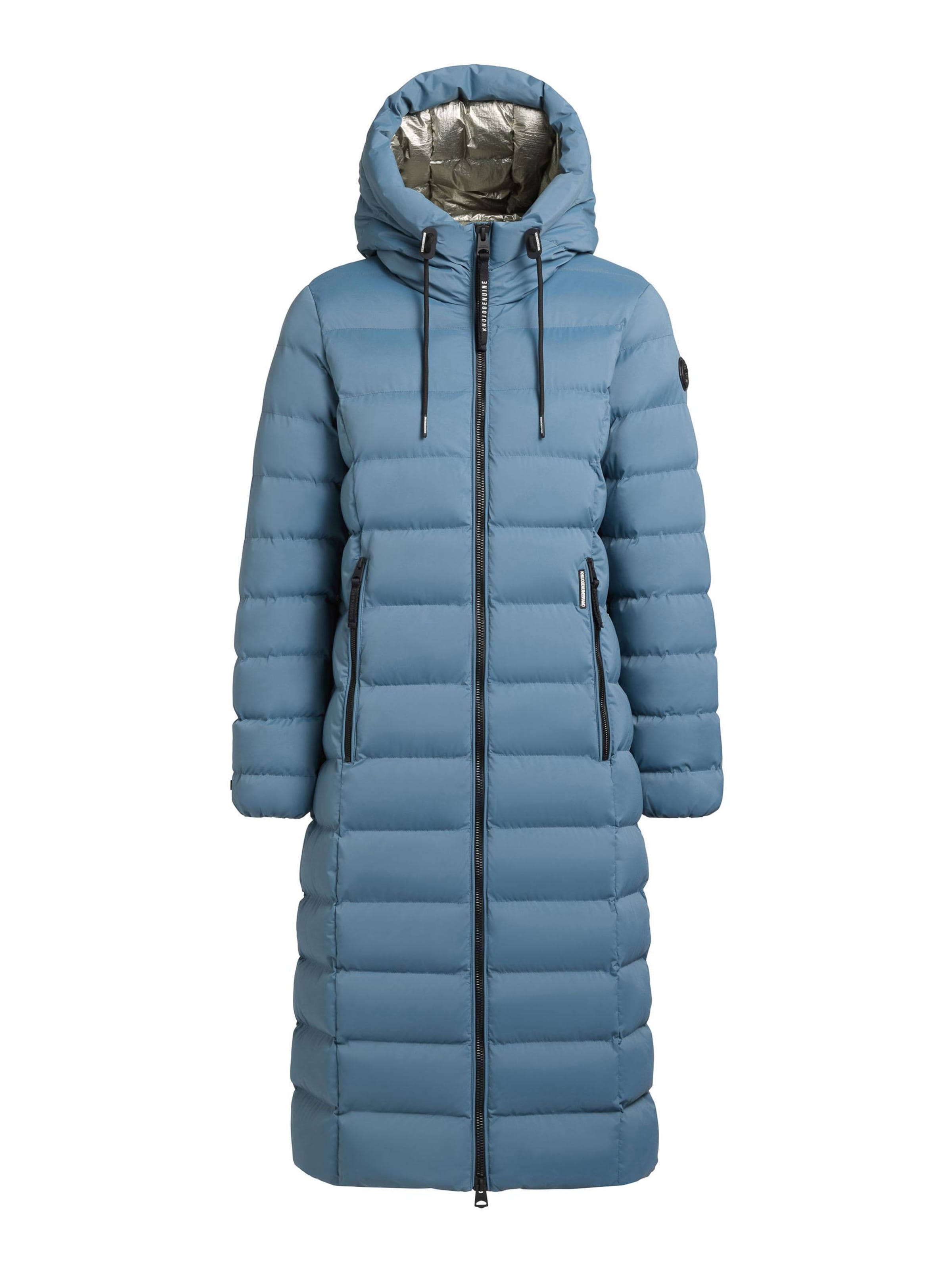 khujo Wintermantel 'Simmie2' in blau, Produktansicht