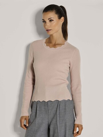MADELEINE Strickpullover in Pink: Vorderseite