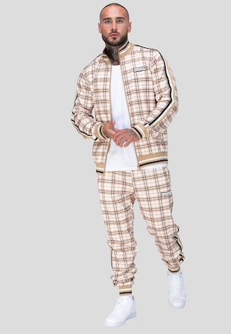 LONSDALE Sweat suit 'Camross' in Beige