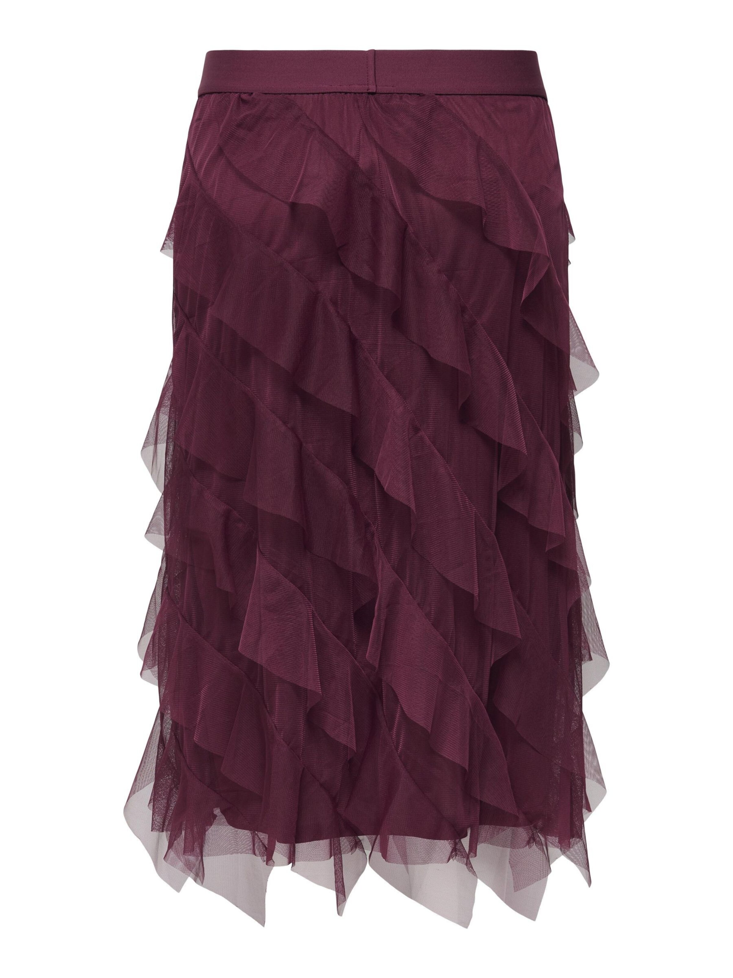 ONLY Carmakoma - Falda 'CARLafalda' en rojo