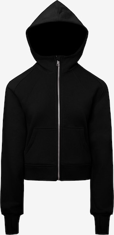 Imily Bela - Sudadera con cremallera en negro: frente