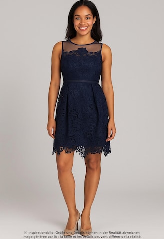 Chi Chi London Kleid L in Blau: Vorderseite