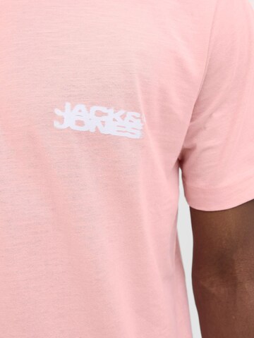 JACK & JONES T-Shirt 'JCOSago' in Pink