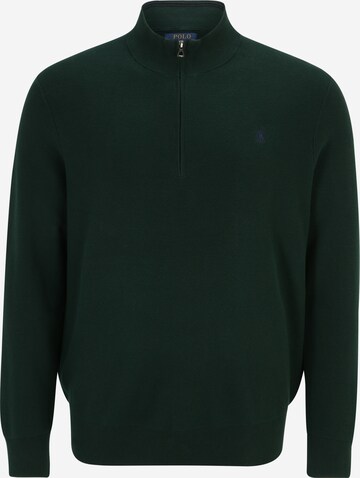 Polo Ralph Lauren Big & Tall Sweater in Green: front