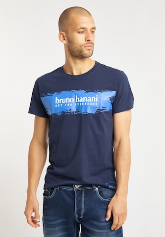 BRUNO BANANI T-Shirt 'Shaw' in Blau: predná strana