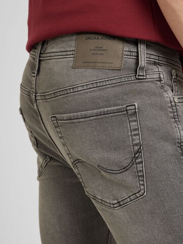 JACK & JONES Skinny Jeans 'JJILIAM JJORIGINAL' in Grey